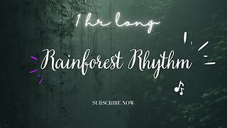 🌴🌦️1 Hour Rain Forest Ambient Work Music 🎵🎶🔊 Boost Your Productivity & Creativity 💼