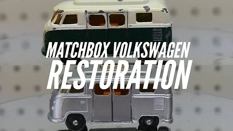 Matchbox Restoration Vintage - Classic Volkswagen Bus Lesney 34c