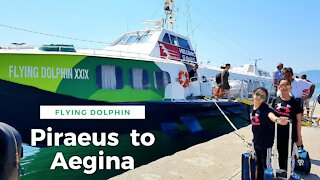 AEGINA (Greece): Episode 1 - Piraeus to Aegina via Flying Dolphin