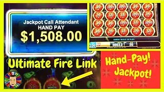 💥Ultimate Fire Link JACKPOT & Handpay!💥