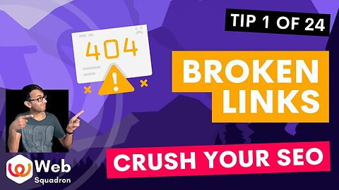 Broken Links 404 - SEO Boost Part 1 - Search Engine Optimisation