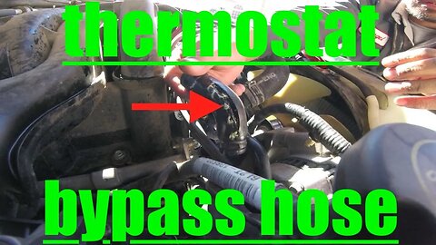 EASY Thermostat Bypass HOSE Replacement FORD EXPLORER √ Fix It Angel