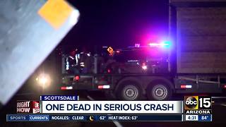 One dead in north Scottsdale crash