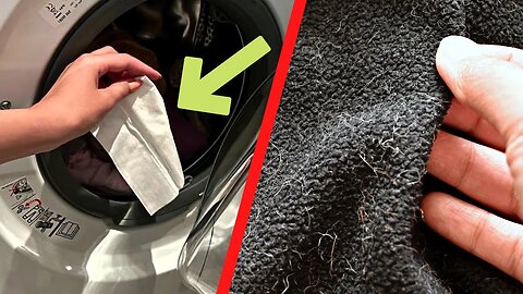A Simple Trick To Remove All Hair And Lint From Clothes