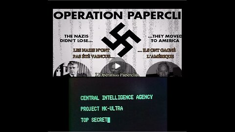 👹📎 CIA: OPERATION PAPERCLIP ▪️ MK ULTRA, NASA, WALT DISNEY, & SATANIC HOLLYWOOD 👁