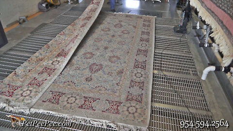 How to fold 11x14 oriental rug | PetPeePee