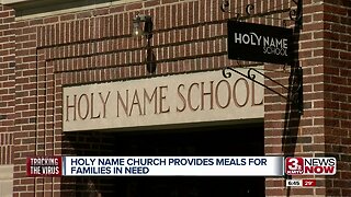Holy Names Church provides meals for families in need