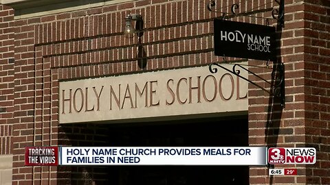 Holy Names Church provides meals for families in need