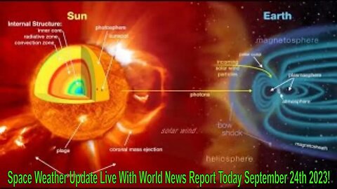 Space Weather Update Live With World News Report Today September 24th 2023!