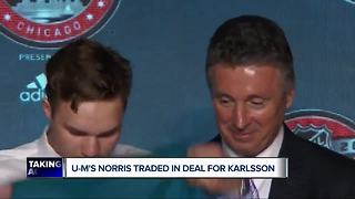 Michigan's Norris part of Erik Karlsson trade