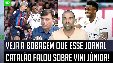 FALOU UM ABSURDO! "ISSO É UM LIXO! NÃO DÁ!" Jornal POLEMIZA sobre Vinicius Júnior e é CRITICADO!