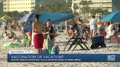 Vaccination vs. vacation: Will spring break affect COVID-19 case numbers?