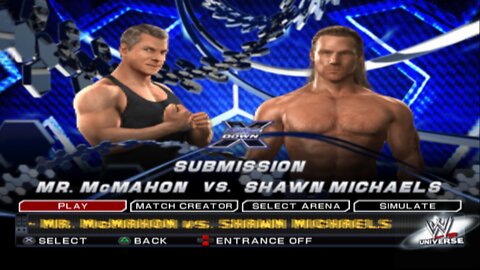 WWE SmackDown vs. Raw 2011 Mr. McMahon vs Shawn Michaels