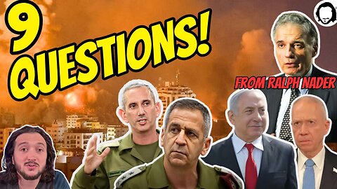 LIVE: 9 Questions That Destroy Israel's Narrative! (& more)