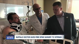 Buffalo Doctor, organization gives free spine surgery to Veteran