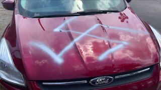 Several cars in Denver vandalized with swastikas, hateful messages