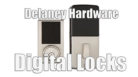 Delaney Hardware Digital Locks KP300 and Handlesets Sk500