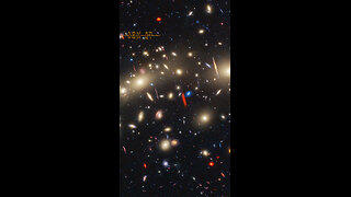 Som ET - 35 - Universe - Galaxy cluster MACS 0416 (Hubble and Webb composite image)