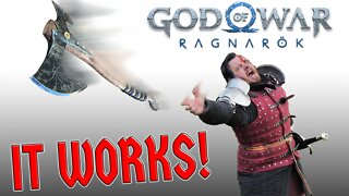 God of War LEVIATHAN AXE a good thrown weapon? LET'S FIND OUT!