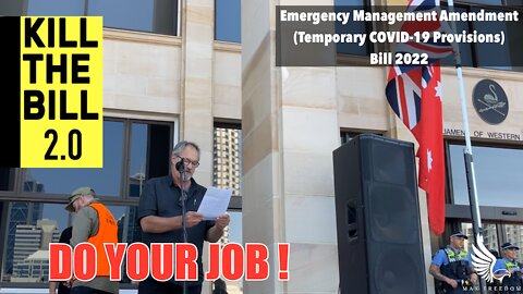 DO YOUR JOB ! -KILL THE BILL 2.0 18th October 2022