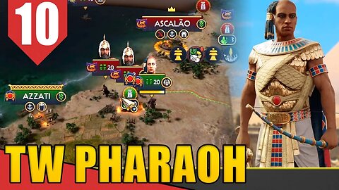 TROLADO na EMBOSCADA - Total War Pharaoh Ramses #10 [Gameplay PT-BR]