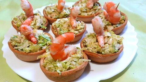 You have not tried such delicious stuffed tartlets.