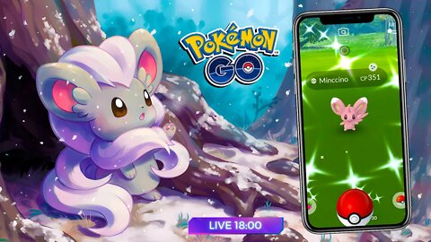 🕕 MINCCINO SHINY! CONSIGA MUITA DOCE no Pokémon! Hora do Holofote! Pokémon GO!