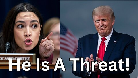 AoC Meltdown calls Trump A Domestic Terrorist Live On Air