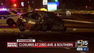 Man hospitalized after serious wreck in Phoenix