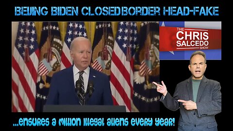 B.S. Biden Proposes "Closing Border," After 1-Million Illegals Per Year