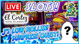 🔴 LIVE SLOTS! SURPRISE GUEST BIG JACKPOTS! J'S LOW ROLLIN' WEDNESDAY! EPISODE 29! EL CORTEZ