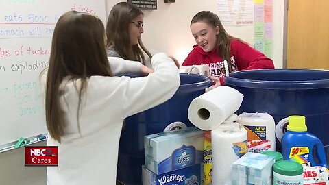 Kaleidoscope Academy Student Council helps collect donations for Holiday Giving Campaign