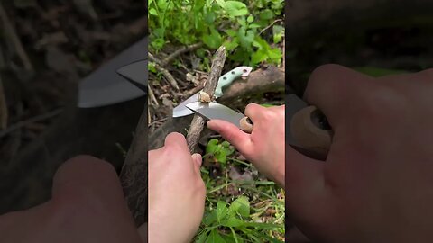 You guys wanted more test/use videos so here you go! Ft. '23 Skur | Shed Knives #shedknives #shorts