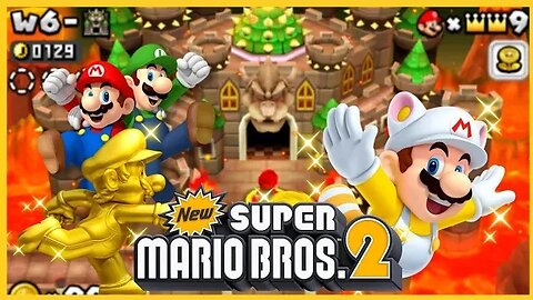 Epic Final BOSS Battle - New Super Mario Bros. 2 on Android/iOS 3DS & CITRA Emulator