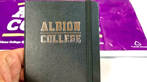 Albion College Moleskine Ruled Pocket Notebook Review