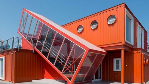 11 Unbelievable Shipping House and Folding Structures