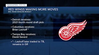 Red Wings receive draft pick in three-team trade