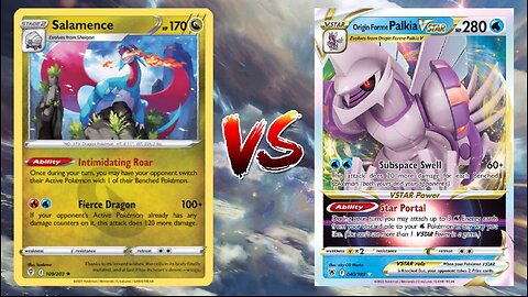 Pokemon TCG Live Salamence Spinda VS Palkia VSTAR Baxcalibur!!