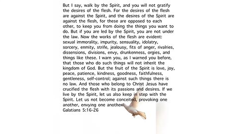 ❤️ Galatians 5:16-26