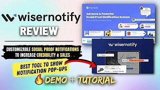 Create Sale Notifications with Best Social Proof Tool - WiserNotify Review [🔥Appsumo LTD Back]