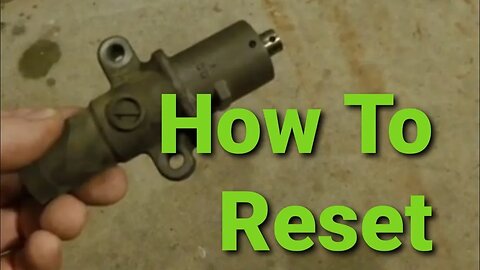 How To Collapse and Reset a Hydraulic Timing Belt Tensioner