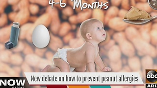 New debate on how to prevent peanut allergies with kids