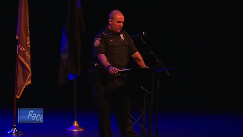 Injured officer shares his story with members of law enforcement