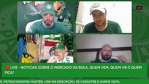 🛑 LIVE - NOTICIAS SOBRE O MERCADO DA BOLA, QUEM VEM, QUEM VAI E QUEM FICA?