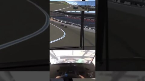 They say Rubbing is racing I think I did a slam 🤣🤣 whoops AI Iracing at Charlotte Motor Speedway😎