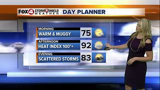 FORECAST: Hot and Humid With Scattered PM Storms