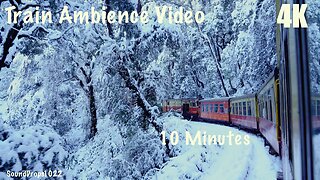 Piano Frost: 10 Minutes of Train Ambience in a Winter Wonderland