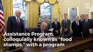 Trump Admin Announces Massive Plan To Replace Food Stamps