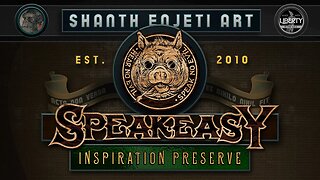 🔴 LIVE! Shanth Enjeti Art’s SPEAKEASY INSPIRATION PRESERVE! Painting Pulp Horror Comics!