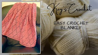 Easy Crochet Lapghan with built-in Border!
